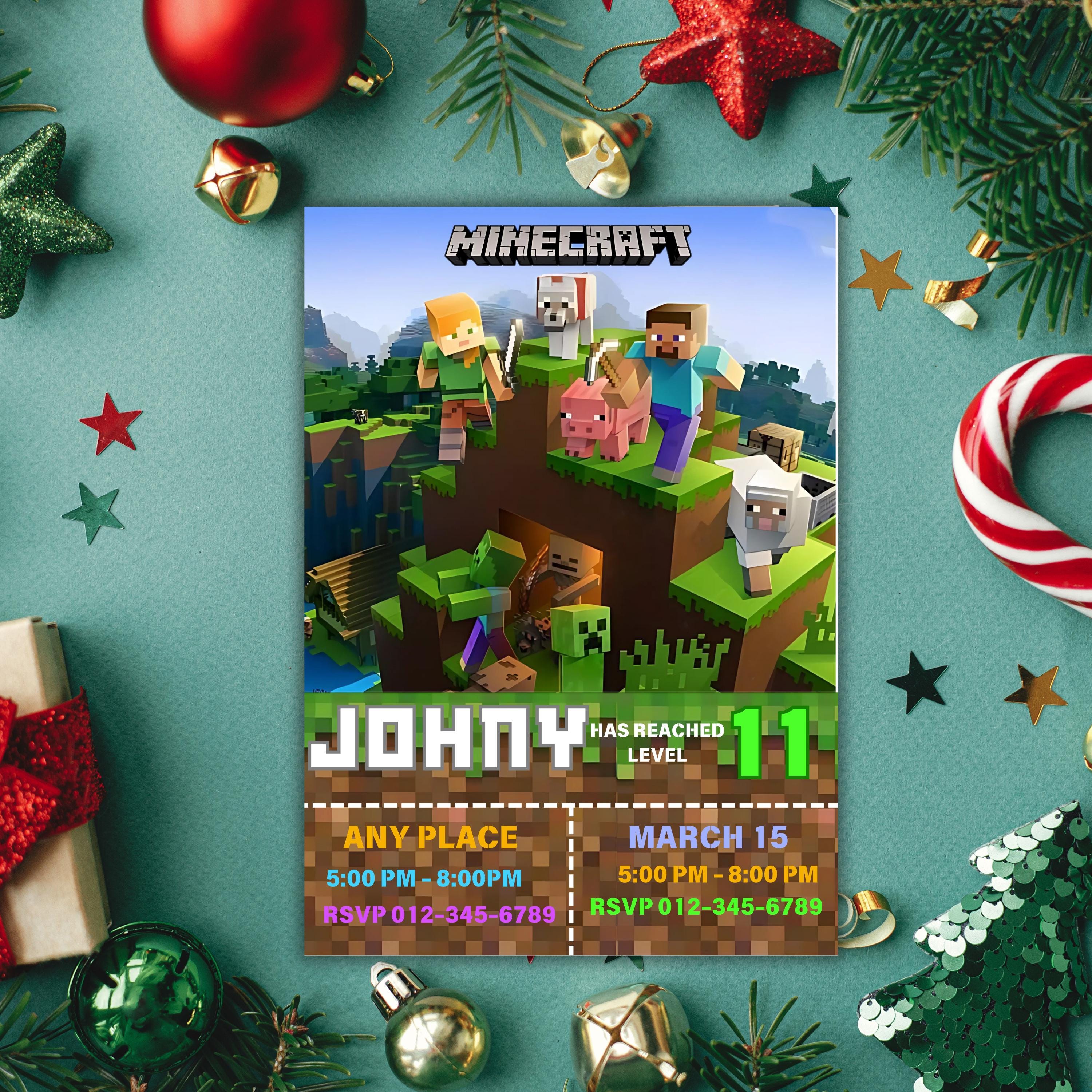 Minecraft Canva Template