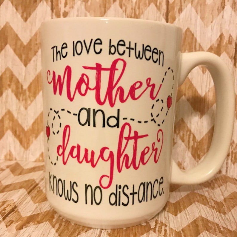 States Mug Mother Daughter Distance Mug Never Apart mug Etsy