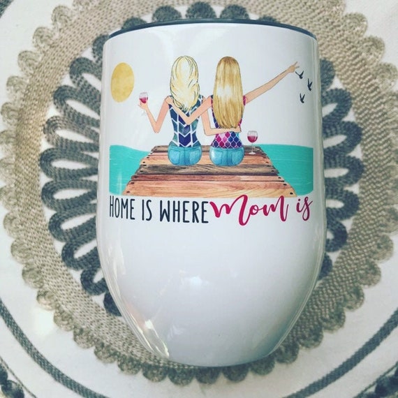 Mothers Day 12oz Photo Wine Tumbler Soul Sister Best Friend Etsy