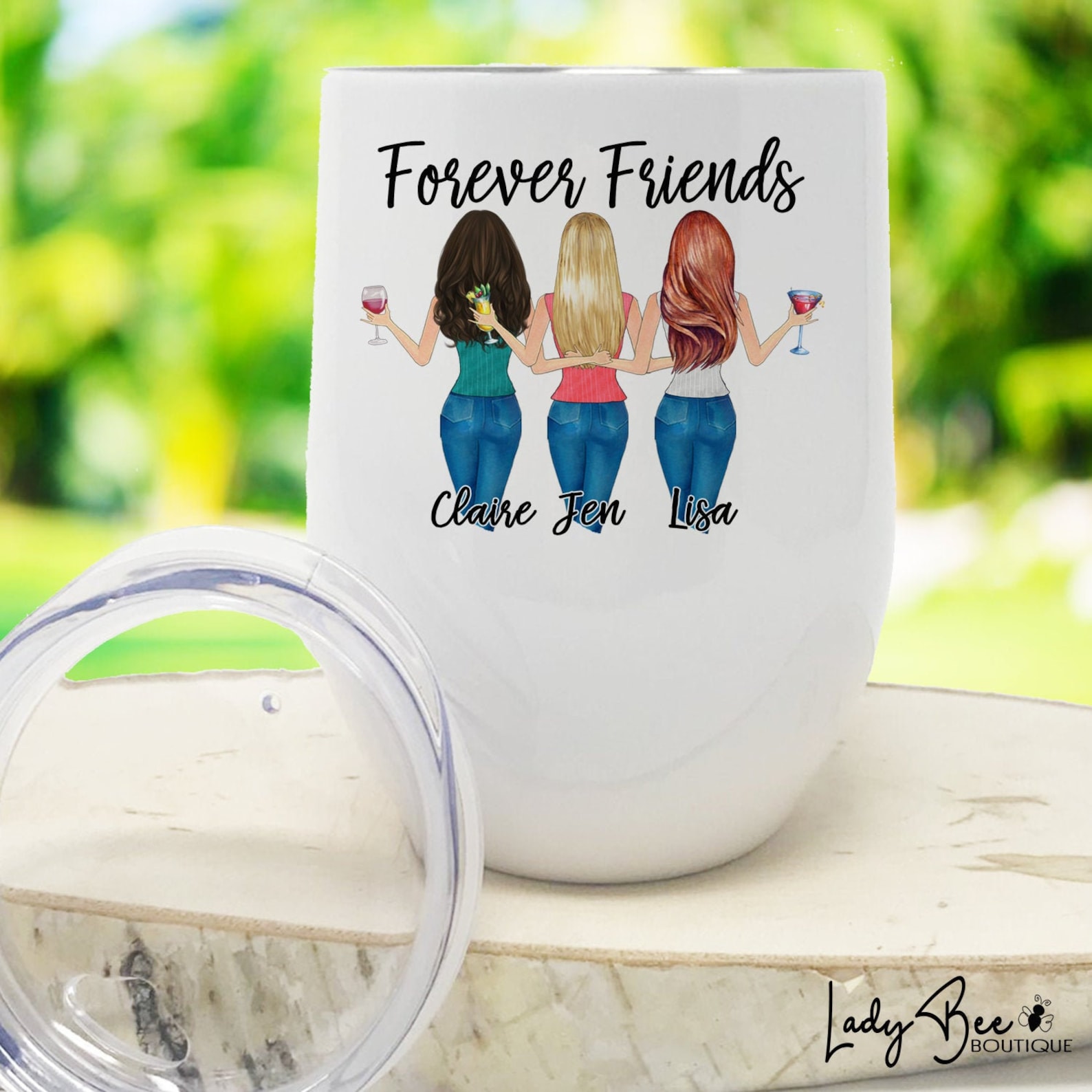Bestie Wine Tumbler Best Friend Wine Tumbler Gift Soul Etsy