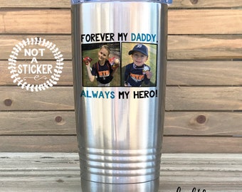 Photo Mug, Photo Tumbler 20oz tumbler, custom tumbler, Dad photo mug, 30oz tumbler, gift for parents, christmas gift, photo travel mug