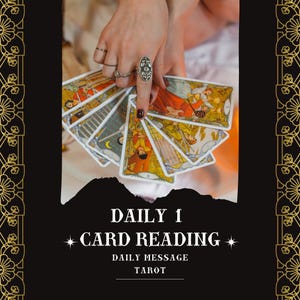 Täglich 1 Kartenlesung, Ihre Nachricht für heute, Tageskarte, Spirituelle Führung, Energie Lesung, Tägliche Nachricht, Tarot-Lesung, Tarotkarte