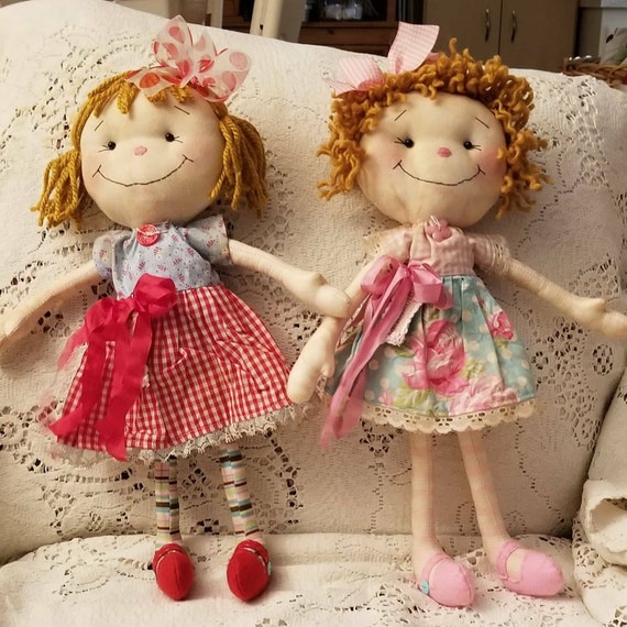 Made to Order Raggedy Fabric Doll