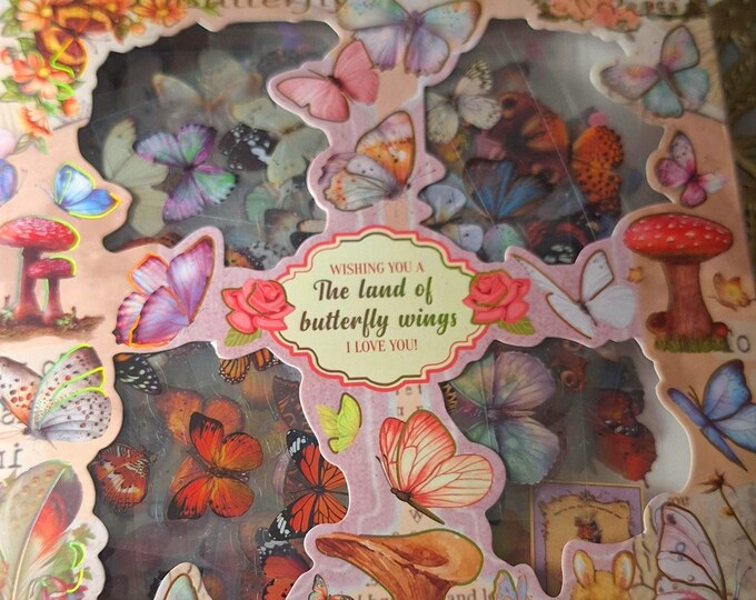 Butterfly Sticker Set of Over 400 Butterfly Stickers Box - Etsy