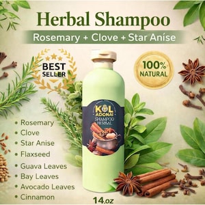 Rosemary Shampoo for Hair Loss and Growth 14 oz.