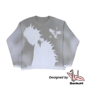 Dreamcore by SenkoH - Y2K Unisex Sweater Streetwear, Indie Vintage Pullover, Dreamcore Oversized Aesthetic, Harajuku Grunge Knit Jumper Gift