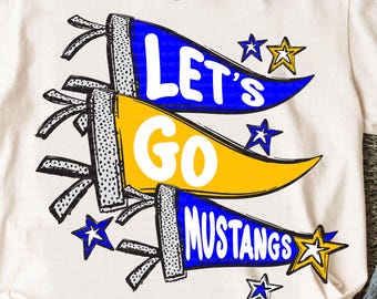 Custom Team Name PNG, Editable Mascot Flag PNG, Retro Pennant Cheer Design PNG, Game Day Spirit Shirt Png, School Team Digital Download