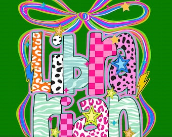 Librarian PNG, Coquette Bow Back to School Shirt Design, Girly Neon Checkered Leopard Floral PNG, Cute Sublimation for Library Staff Gift