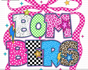 Maskotka Bombers PNG, Piorun PNG, Retro Kratka Kokietki z Kokieterią PNG, Szkolny Duch Cheer PNG, Projekt Koszulki z nadrukiem w panterkę w stylu Y2K