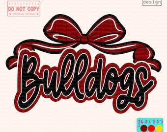Bulldogs buigen PNG Cheer Mom Shirt Design School Spirit Sublimatie Game Day Girly Mascotte Grafische Digitale Download Teacher Team Pride