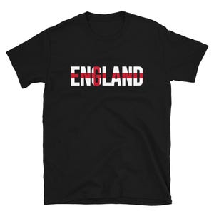 England Flag T-Shirt | St George’s Cross Letters Design | Cultural Pride Shirt | English National Day Gift | Heritage Apparel