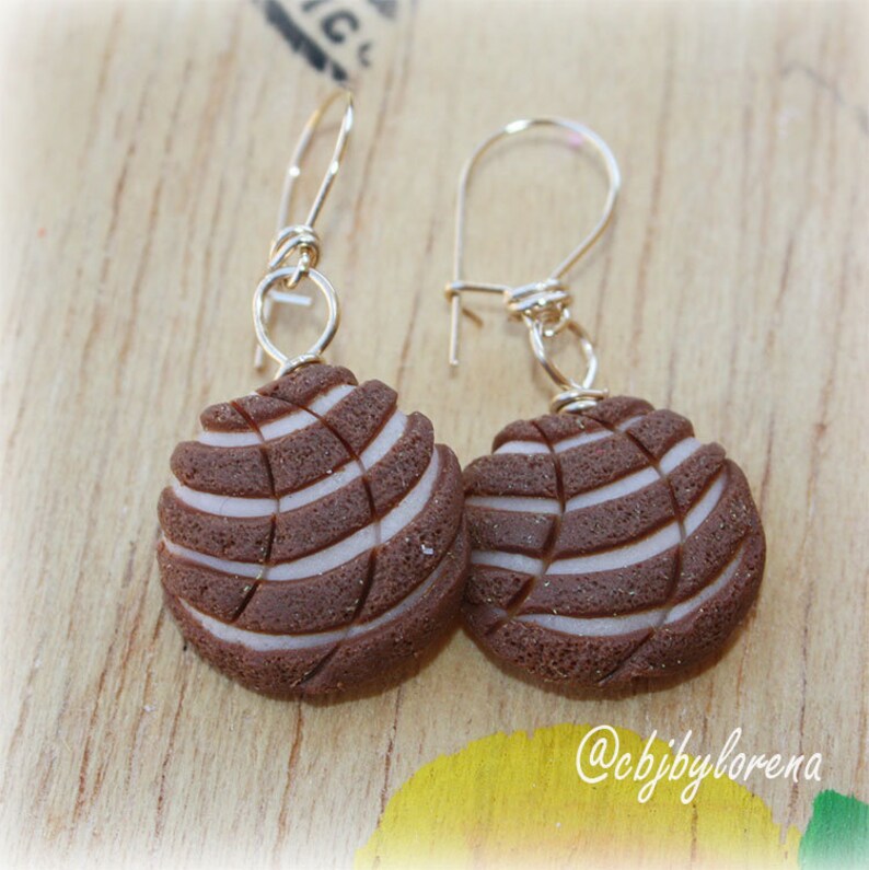 Pan Dulce Earrings Concha Earrings Gold Filled Pan Dulce Etsy