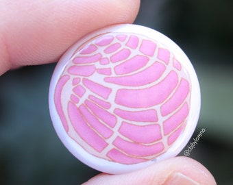 Concha pin, concha magnet, pandulce pin back button, concha pin back button, pan dulce magnets