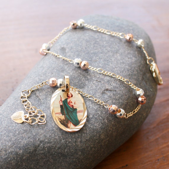 san judas gold charm
