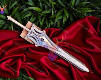 Handmade She-Ra Sword Replica with Leather Sheath: Stainless Steel, 35-Inch