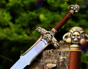 Conan Atlantean Sword Replica: Hand-Forged Carbon Steel, 38-inch