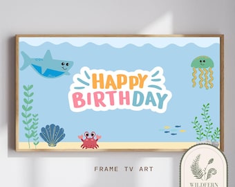 Frame TV Birthday Art: Under the Sea (Digital Download)