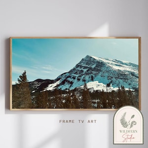 Bilderrahmen TV Art | BC Rocky Mountains Landschaftsfoto original