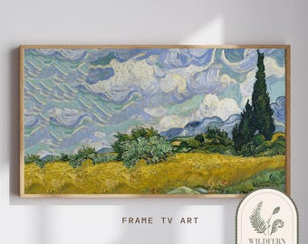 Frame TV Art | Van Gogh post-impressionist wheat field
