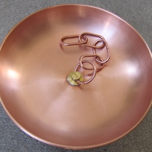 Copper Basin/Bowl for Rain Chain