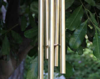 Stanwood Wind Sculpture - Brass and Copper Wind Chime