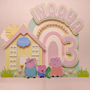 Peppa Pig Cake Topper