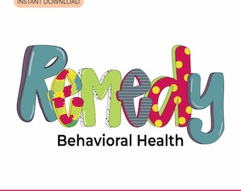 Remedie Gedragsgezondheid SVG, PNG, pdf (digitale download)