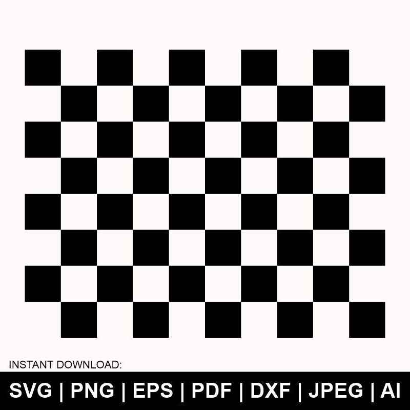 Checker Pattern Tileable Editable Checker Template - Etsy