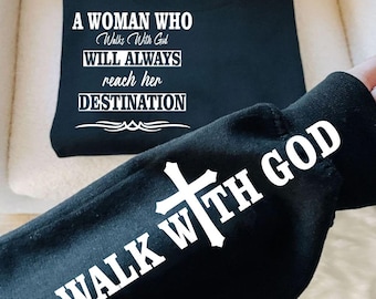 Christelijke wandeling met God SVG PNG, religieuze bijbelvers gesneden bestand, Jezus Svg, Grace Svg, gezegend Svg, gesneden bestanden, Cricut (digitale download)