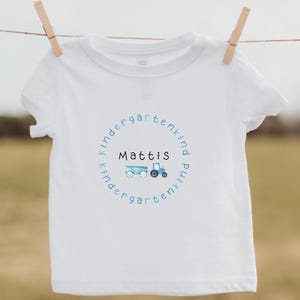 Kindergartenkind, T-shirt Kindergarten, Geschenkidee, Personalisiert, kleine Entdecker, mein erster Tag im Kindergarten, Abenteuer Kita