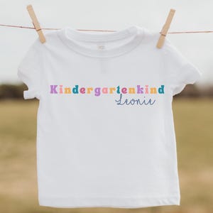 Kindergartenkind, T-shirt Kindergarten, Geschenkidee, Personalisiert, kleine Entdecker, mein erster Tag im Kindergarten, Abenteuer Kita
