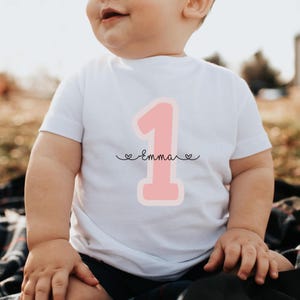 Geburtstags T-Shirt, Kinder T-Shirt, Personalisierbar, Name & Zahl, Kindergeburtstag, Geschenkidee, einzigartig, Geburtstagsgeschenk