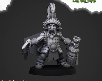 Steppe Goblin Hero - Highlands Miniatures | 3d printed Tabletop Miniatures
