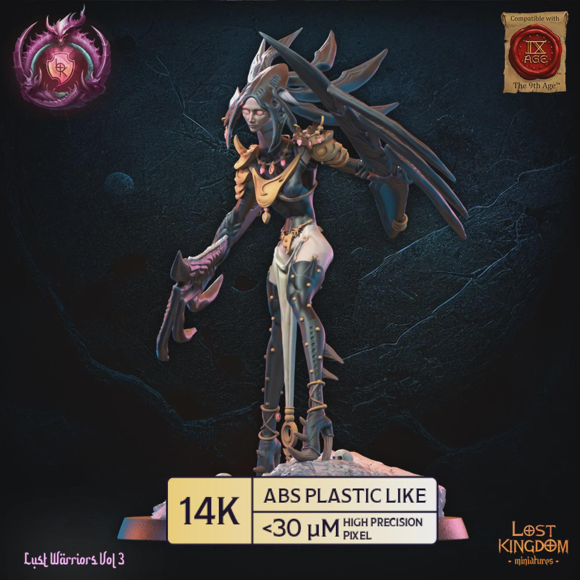 Alize Lust Princess, Lust Warriors, Lost Kingdom Miniatures | 3d ...