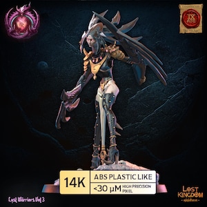 Alize Lust Princess, Lust Warriors | Warriors of the Dark Gods Tabletop Wargaming Miniature for Battle Games, Lost Kingdom Miniatures