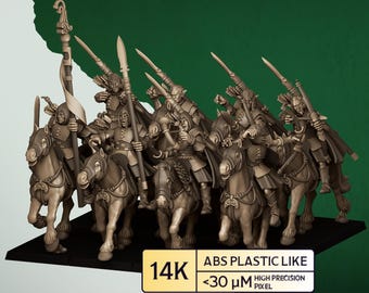 Mounted Feral Archers - Highlands Miniatures | 3d printed Tabletop Miniatures