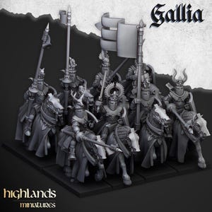 Knights of Gallia - Highlands Miniatures Tabletop Figures for RPG & Wargaming Collectibles for Bretonnia