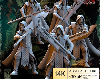 Evergreen Elves Glade Avengers - The Beholder Miniatures | 3d printed Tabletop Miniatures