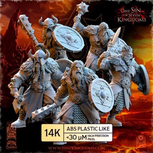 Realms of Mayhem Northern Reavers - The Beholder Miniatures | 3d printed Tabletop Miniatures