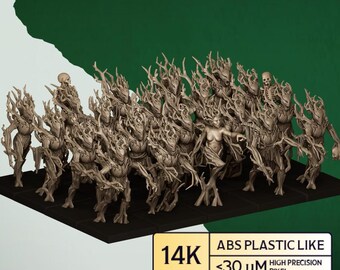 Dryads Feral Elves - Highlands Miniatures  | 3d printed Tabletop Miniatures