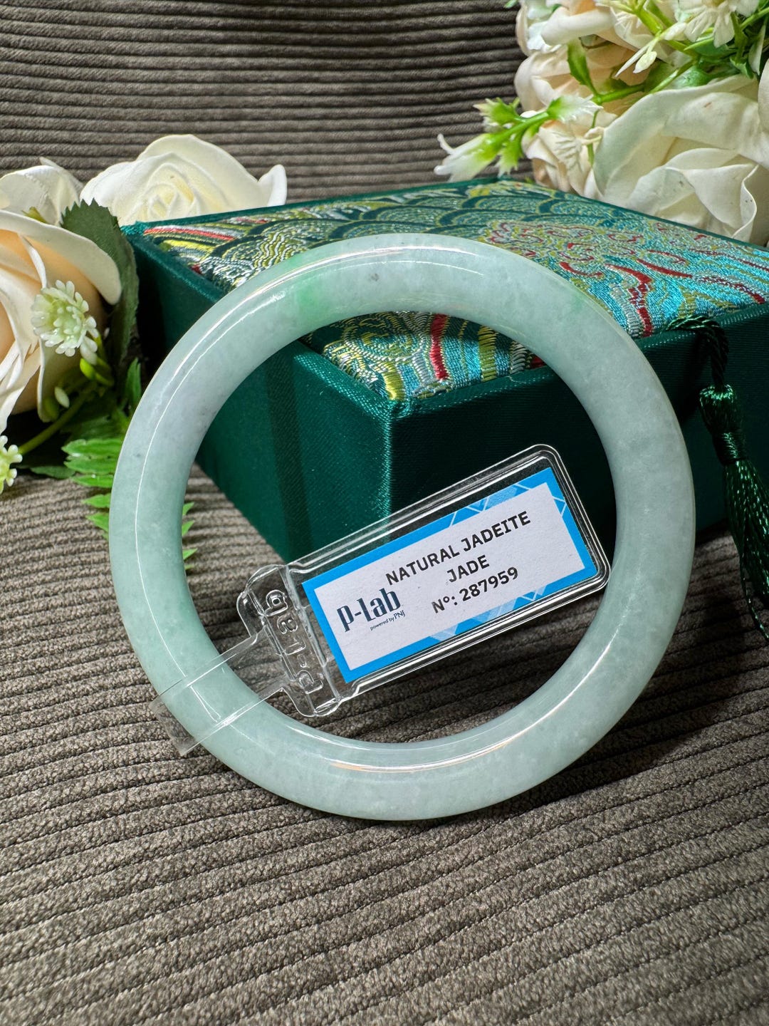 55mm Light Green Jade Bangle – A Timeless Symbol of Luck, Prosperity ...