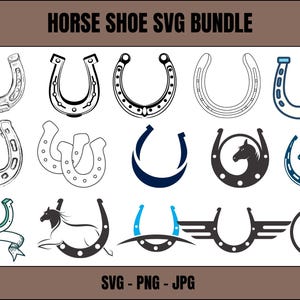 Horseshoe SVG Files | Horse Shoe Cut Files | Horseshoe Vector Files | Horse Shoe Vector | Horseshoe Clip Art.