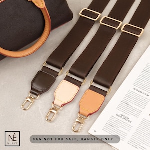 Adjustable Vachetta Leather Crossbody Strap – 1.5 Inch Wide Shoulder Strap for Handbags, Versatile & Stylish Bag Strap Replacement