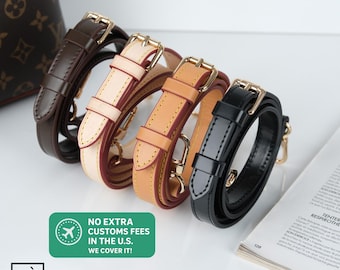 Adjustable Vachetta Leather Bag Strap: Speedy, Alma, Neverfull