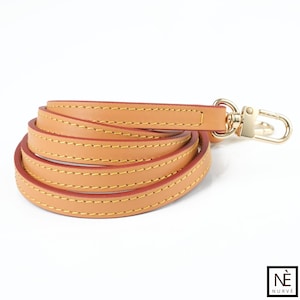 Premium Bag Strap, Crossbody, Shoulder Strap for Pochette Accessoires, Slim Replacement Handle for Pochette, Speedy, Favorite, Eva, Felicie