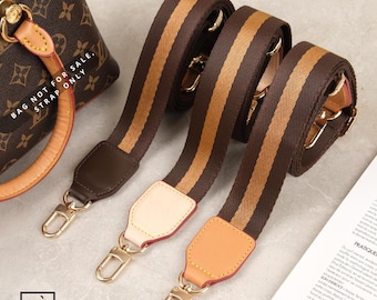 Vachetta Leather Adjustable Crossbody Bag Strap: 1.5 inch Wide