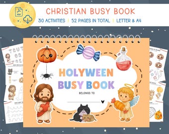 Katholisches Halloween-Arbeitsbuch: Christliche Familienaktivitäten (PDF-Download)
