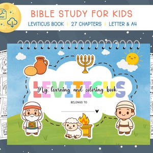 Leviticus barns lärande och målarbok: Enkla bibelberättelser (PDF-nedladdning) bild 1