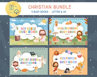 Bundel met bijbel druk boeken: christelijke thuisschoolactiviteit (pdf-download)