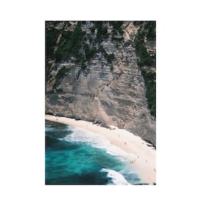 Cartões postais artísticos de praia, cartões com arte costeira cênica, artigos de papelaria com fotografia oceânica, lembranças de viagem, saudações de verão